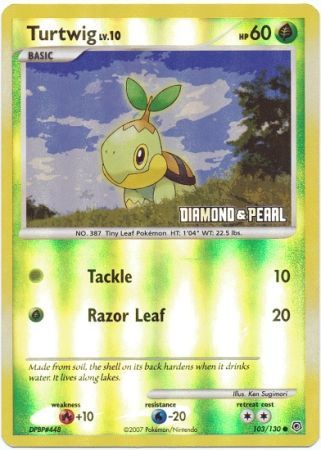 Turtwig (103/130) [Burger King Promos: 2008 Collection] | Gamers Paradise