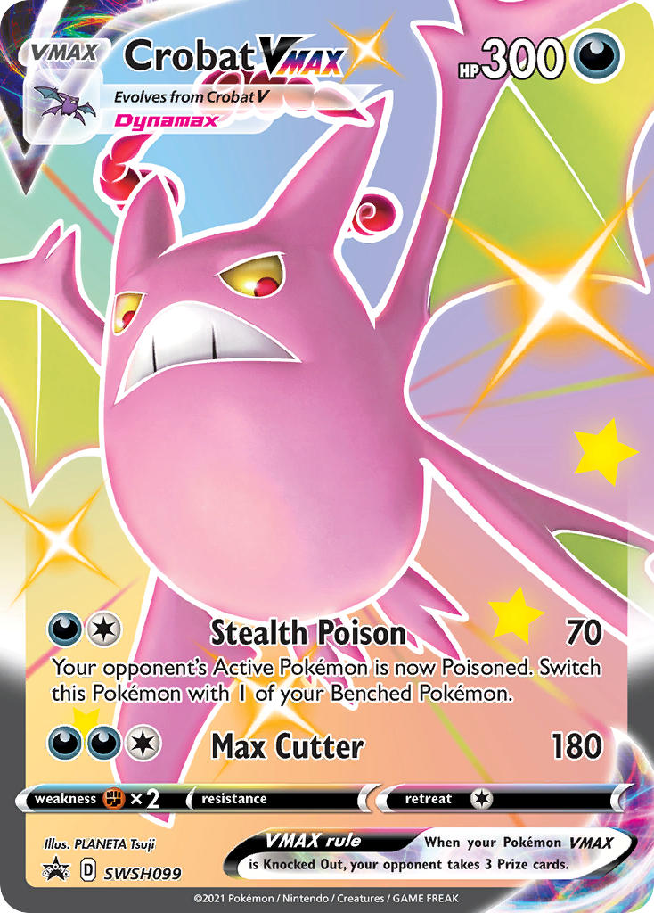 Crobat VMAX (SWSH099) (Jumbo Card) [Sword & Shield: Black Star Promos] | Gamers Paradise