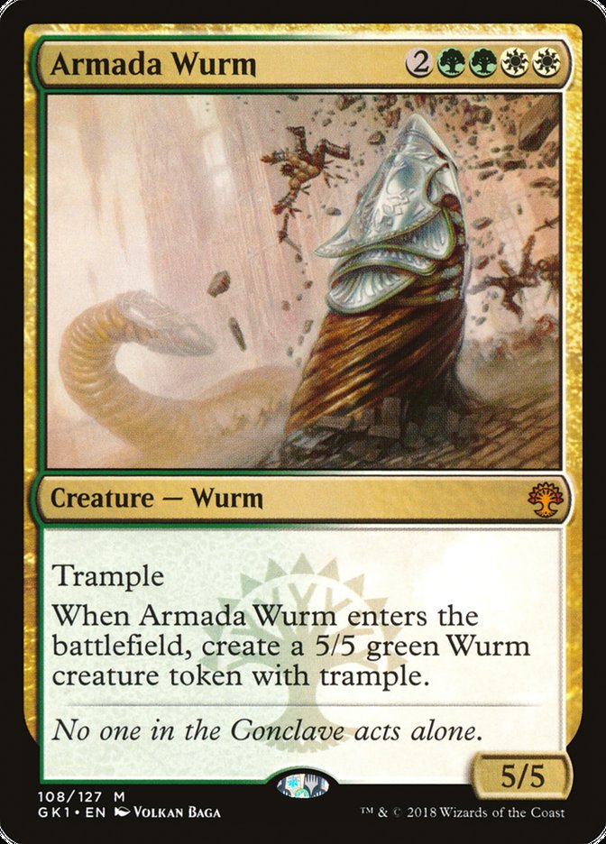 Armada Wurm [Guilds of Ravnica Guild Kit] | Gamers Paradise