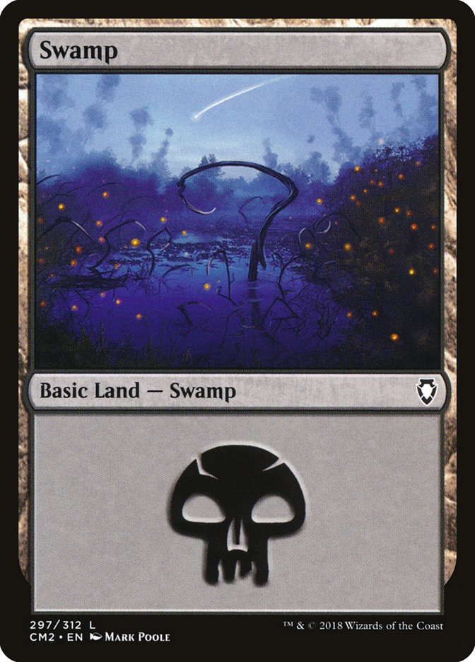 Swamp (297) [Commander Anthology Volume II] | Gamers Paradise