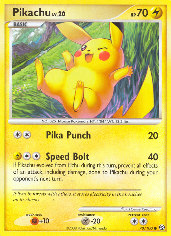 Pikachu (70/100) [Diamond & Pearl: Stormfront] | Gamers Paradise