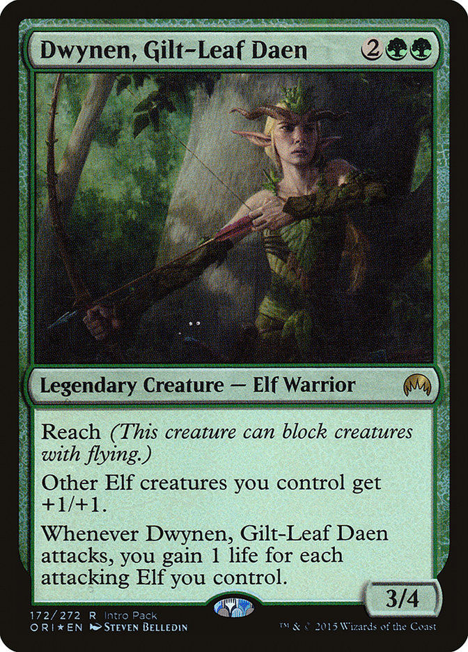 Dwynen, Gilt-Leaf Daen [Magic Origins Promos] | Gamers Paradise