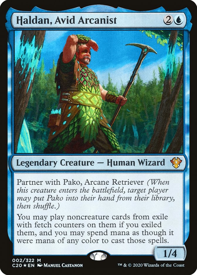 Haldan, Avid Arcanist [Commander 2020] | Gamers Paradise