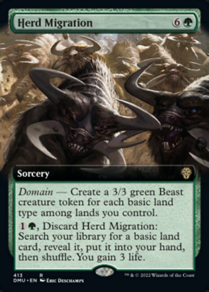 Herd Migration (Extended Art) [Dominaria United] | Gamers Paradise