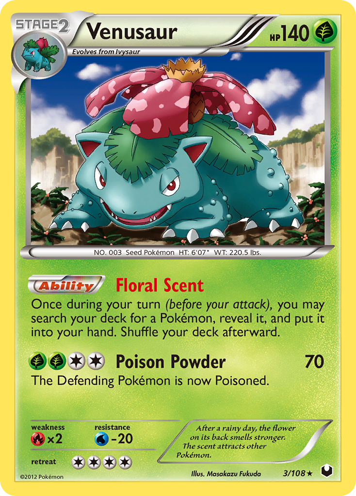 Venusaur (3/108) [Black & White: Dark Explorers] | Gamers Paradise