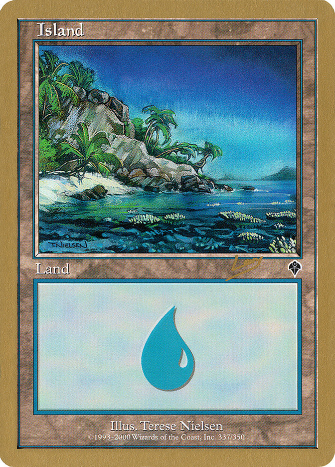 Island (rl337a) (Raphael Levy) [World Championship Decks 2002] | Gamers Paradise