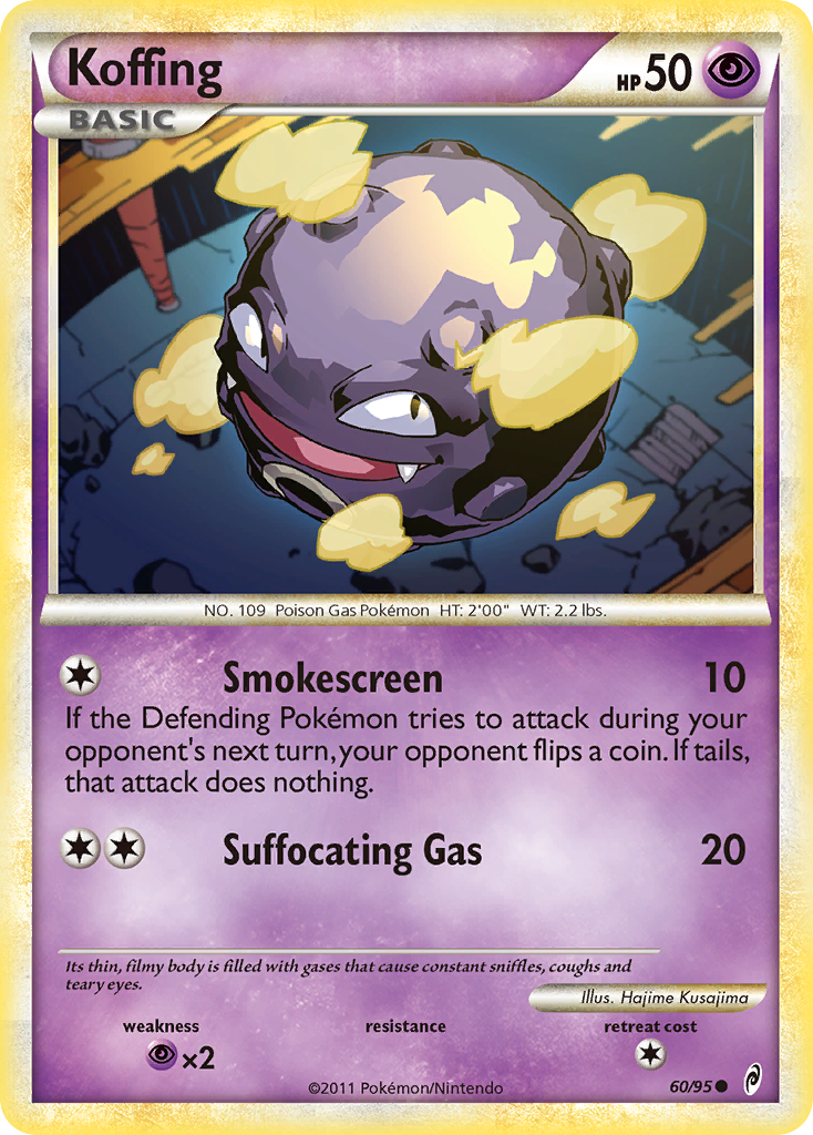 Koffing (60/95) [HeartGold & SoulSilver: Call of Legends] | Gamers Paradise