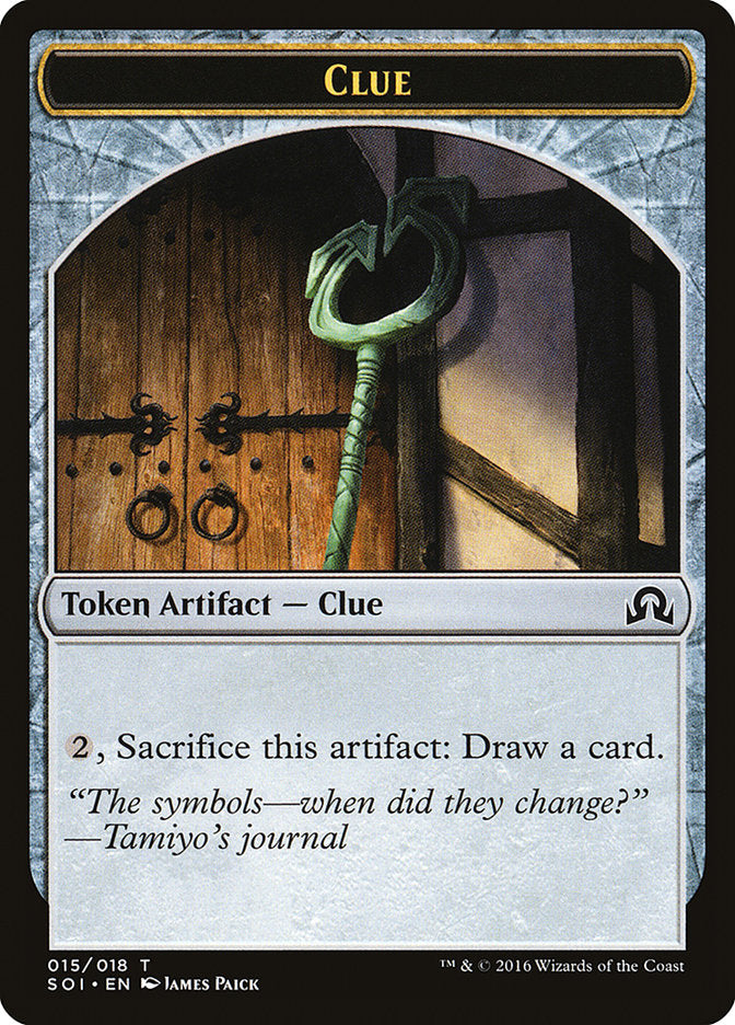 Clue Token (015/018) [Shadows over Innistrad Tokens] | Gamers Paradise