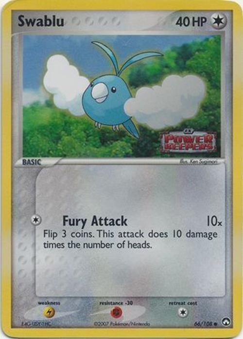 Swablu (66/108) (Stamped) [EX: Power Keepers] | Gamers Paradise