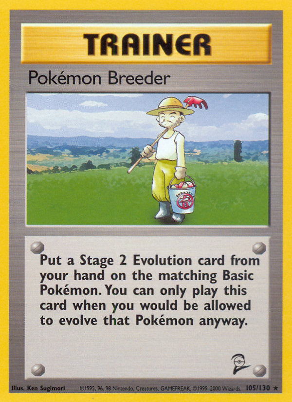 Pokemon Breeder (105/130) [Base Set 2] | Gamers Paradise