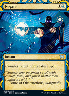 Negate (Foil Etched) [Strixhaven: School of Mages Mystical Archive] | Gamers Paradise