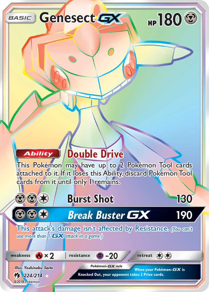 Genesect GX (224/214) [Sun & Moon: Lost Thunder] | Gamers Paradise