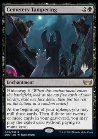 Cemetery Tampering (Promo Pack) [Streets of New Capenna Promos] | Gamers Paradise