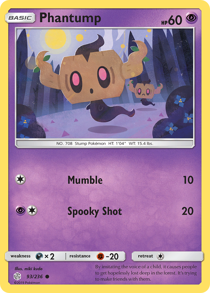 Phantump (93/236) [Sun & Moon: Cosmic Eclipse] | Gamers Paradise