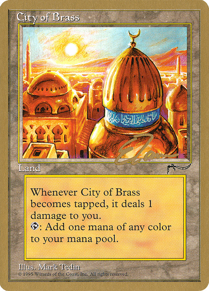 City of Brass (Eric Tam) [Pro Tour Collector Set] | Gamers Paradise