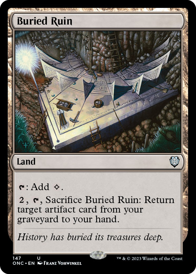 Buried Ruin [Phyrexia: All Will Be One Commander] | Gamers Paradise