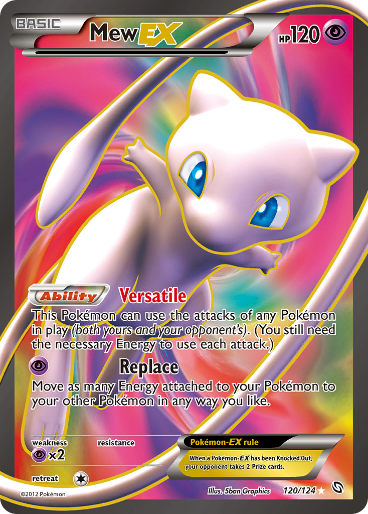 Mew EX (120/124) [Black & White: Dragons Exalted] | Gamers Paradise