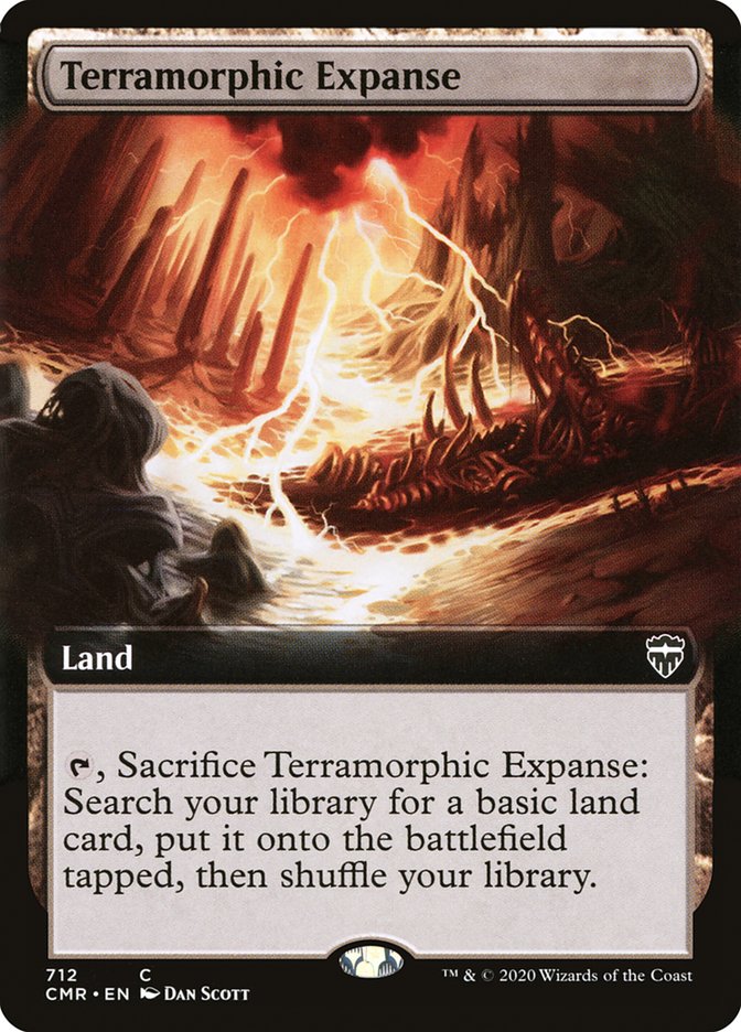 Terramorphic Expanse (Extended Art) [Commander Legends] | Gamers Paradise