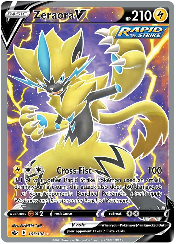 Zeraora V (165/198) [Sword & Shield: Chilling Reign] | Gamers Paradise