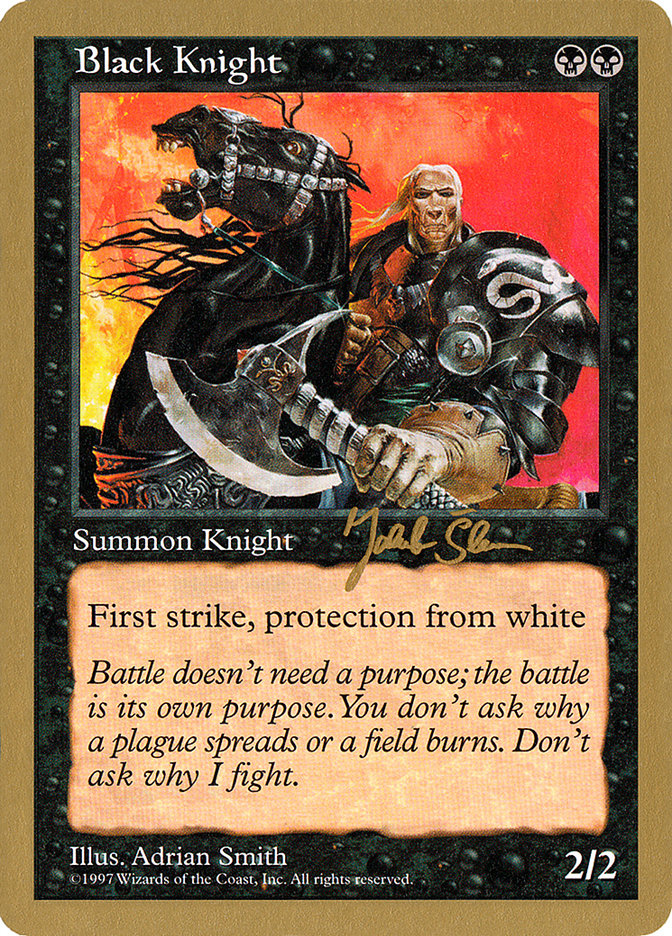 Black Knight (Jakub Slemr) [World Championship Decks 1997] | Gamers Paradise