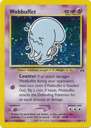Wobbuffet (16/75) [Neo Discovery Unlimited] | Gamers Paradise