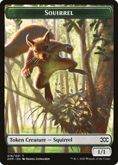 Demon // Squirrel Double-Sided Token [Double Masters Tokens] | Gamers Paradise