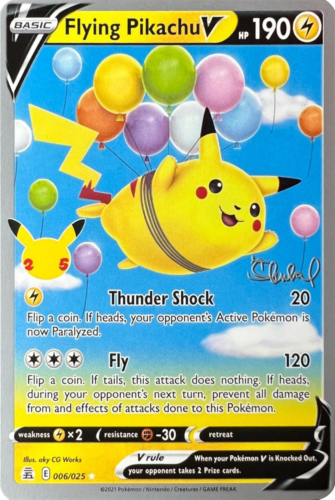 Flying Pikachu V (006/025) (ADP - Ondrej Skubal) [World Championships 2022] | Gamers Paradise