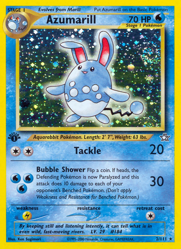 Azumarill (2/111) [Neo Genesis 1st Edition] | Gamers Paradise