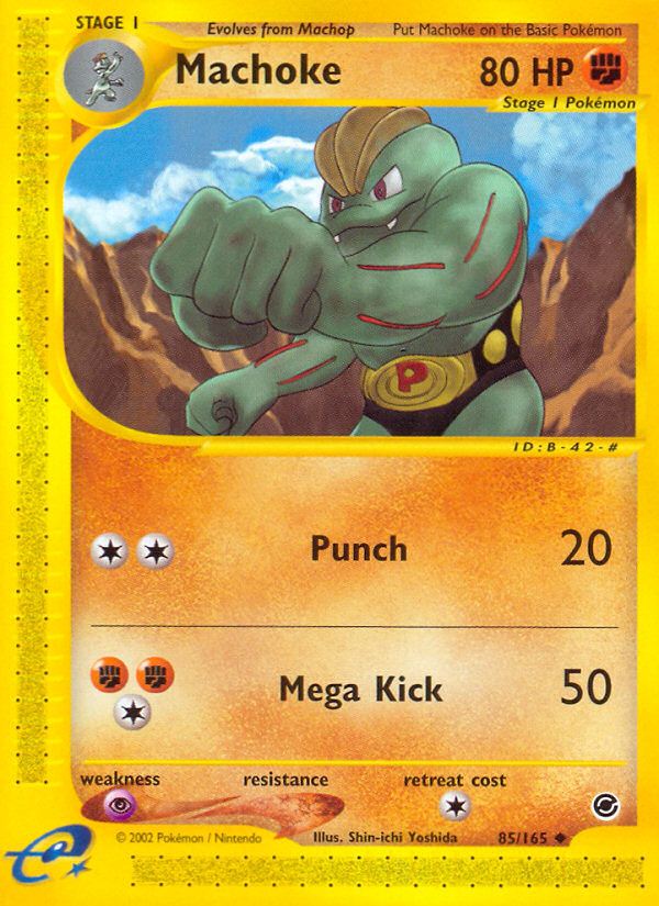 Machoke (85/165) [Expedition: Base Set] | Gamers Paradise