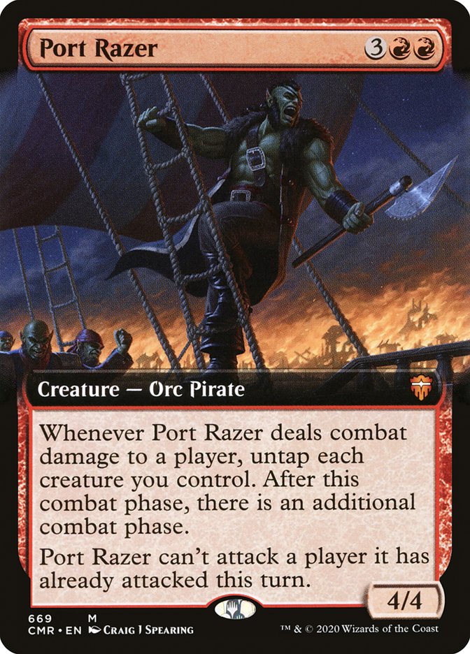 Port Razer (Extended Art) [Commander Legends] | Gamers Paradise