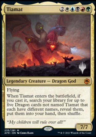 Tiamat (Promo Pack) [Dungeons & Dragons: Adventures in the Forgotten Realms Promos] | Gamers Paradise