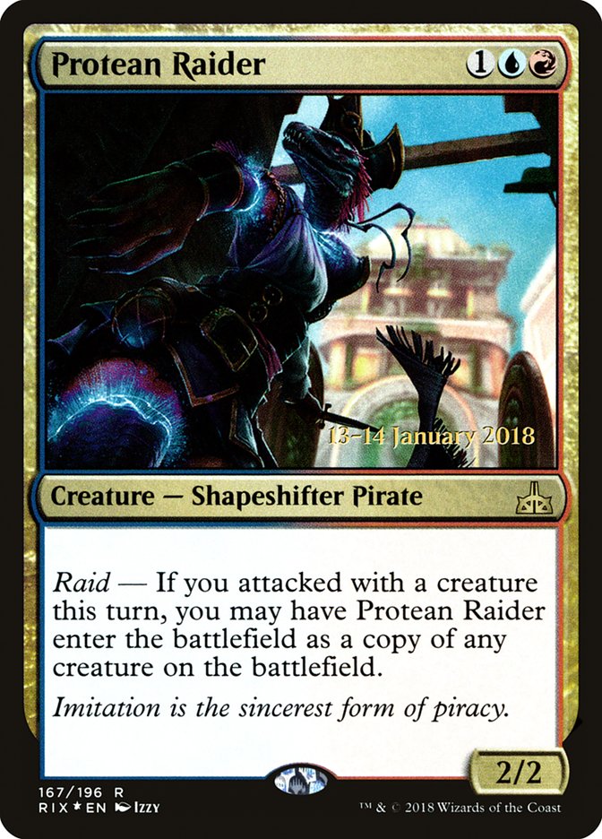 Protean Raider [Rivals of Ixalan Prerelease Promos] | Gamers Paradise