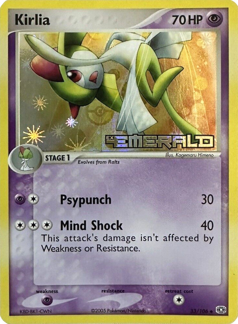 Kirlia (33/106) (Stamped) [EX: Emerald] | Gamers Paradise