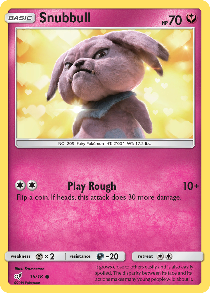 Snubbull (15/18) [Sun & Moon: Detective Pikachu] | Gamers Paradise