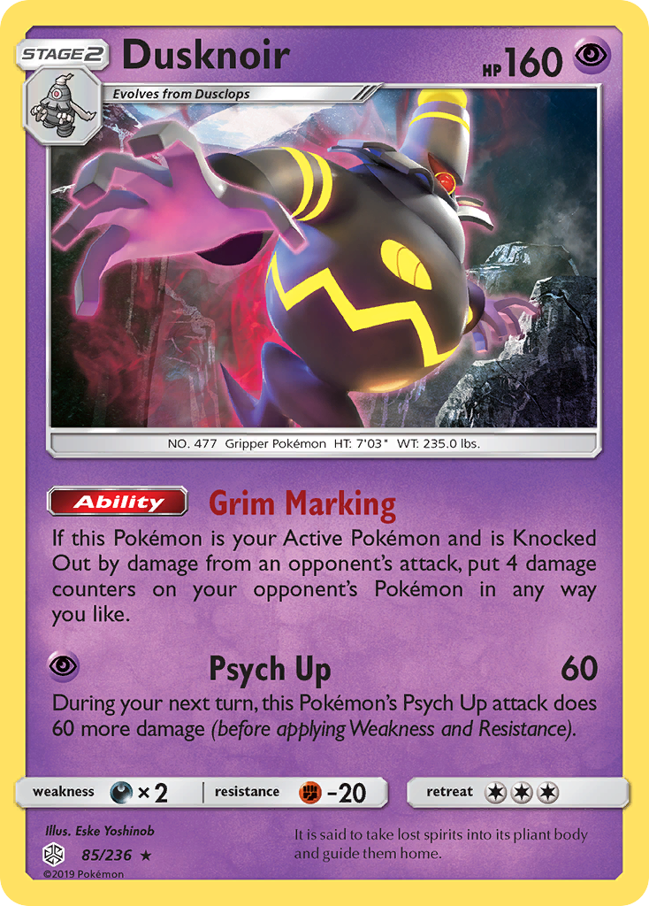 Dusknoir (85/236) [Sun & Moon: Cosmic Eclipse] | Gamers Paradise