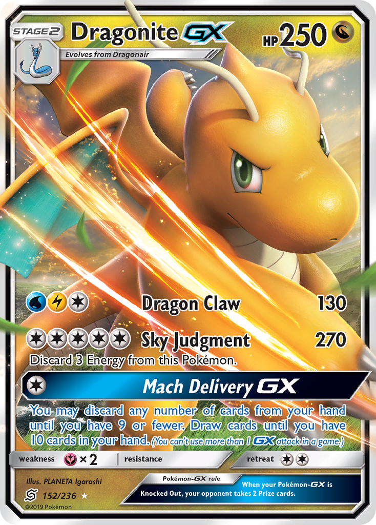 Dragonite GX (152/236) [Sun & Moon: Unified Minds] | Gamers Paradise