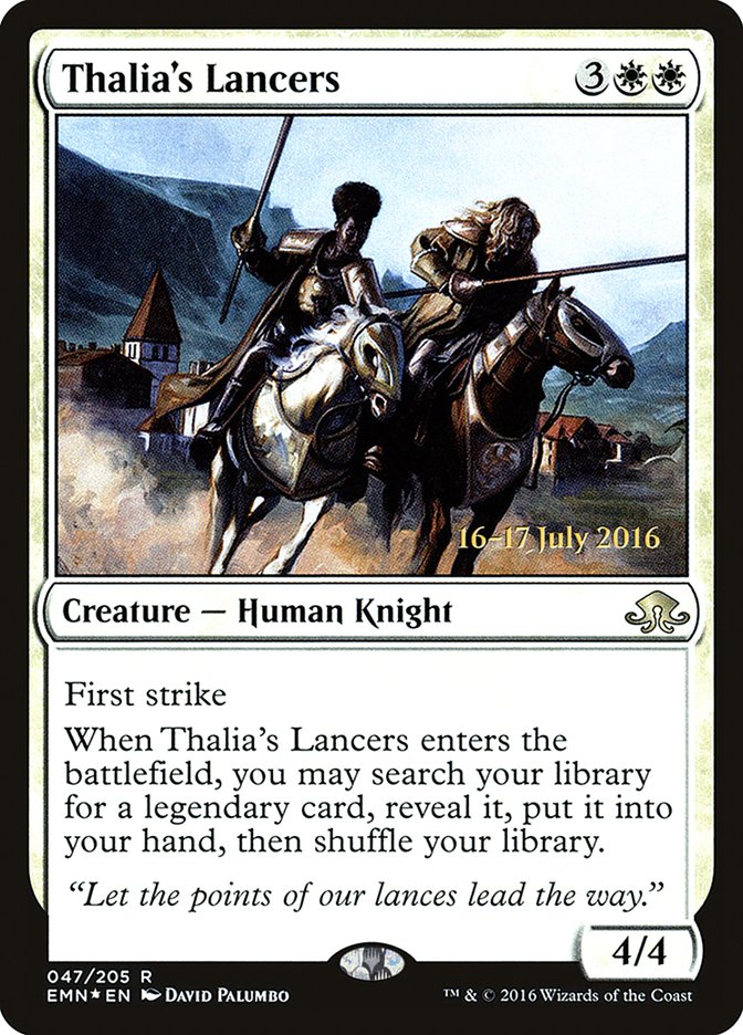 Thalia's Lancers [Eldritch Moon Prerelease Promos] | Gamers Paradise
