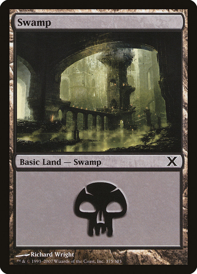 Swamp (375) [Tenth Edition] | Gamers Paradise