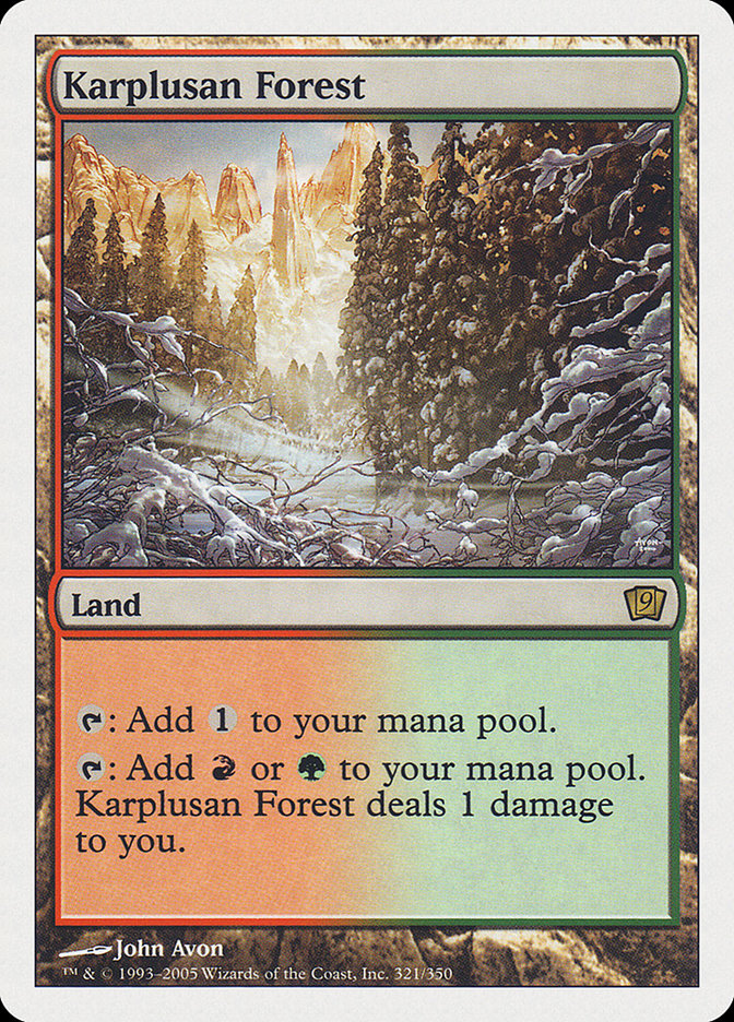 Karplusan Forest [Ninth Edition] | Gamers Paradise