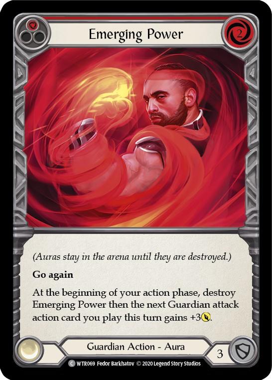 Emerging Power (Red) [U-WTR069] (Welcome to Rathe Unlimited)  Unlimited Rainbow Foil | Gamers Paradise