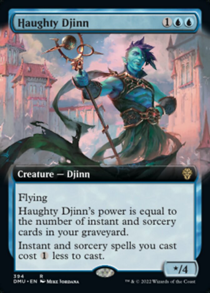 Haughty Djinn (Extended Art) [Dominaria United] | Gamers Paradise