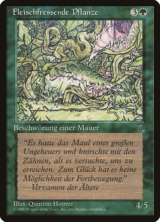 Carnivorous Plant (German) - "Fleischfressende Pflanze" [Renaissance] | Gamers Paradise