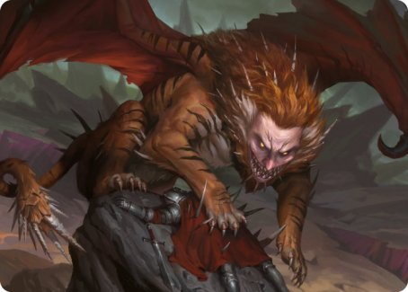 Manticore Art Card [Dungeons & Dragons: Adventures in the Forgotten Realms Art Series] | Gamers Paradise