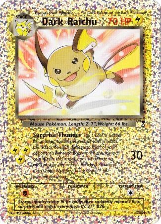 Dark Raichu (S3/S4) [Box Topper] | Gamers Paradise