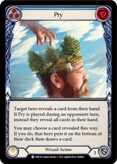 Pry (Blue) [EVR130] (Everfest)  1st Edition Rainbow Foil | Gamers Paradise