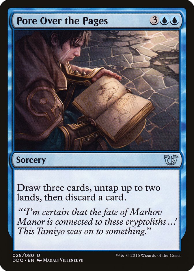 Pore Over the Pages [Duel Decks: Blessed vs. Cursed] | Gamers Paradise