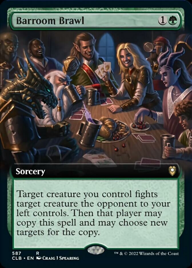 Barroom Brawl (Extended Art) [Commander Legends: Battle for Baldur's Gate] | Gamers Paradise