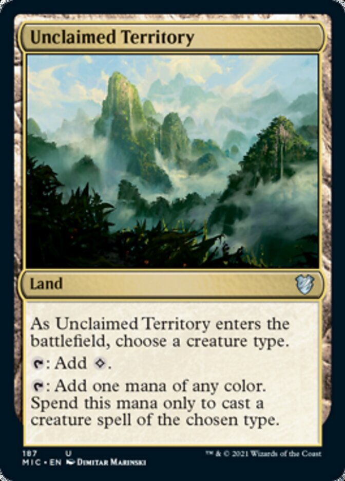Unclaimed Territory [Innistrad: Midnight Hunt Commander] | Gamers Paradise