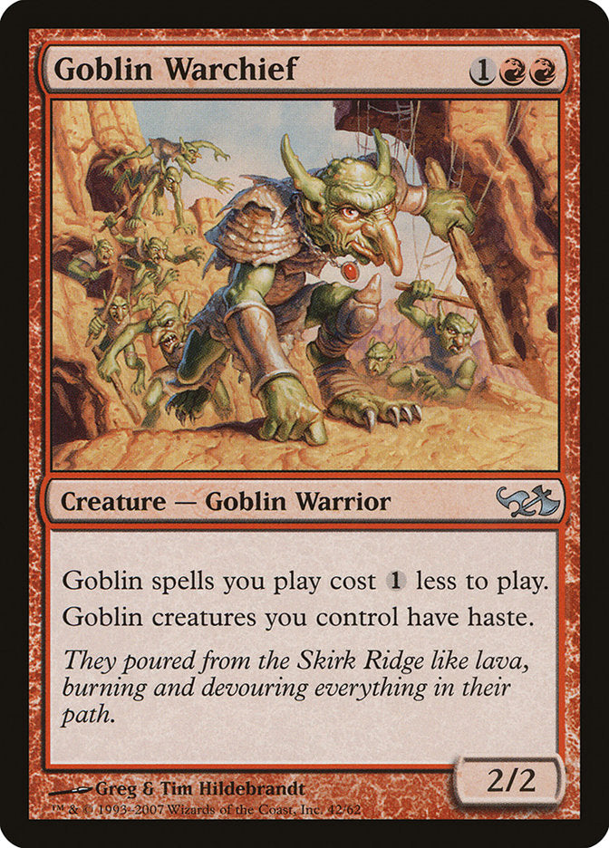 Goblin Warchief [Duel Decks: Elves vs. Goblins] | Gamers Paradise