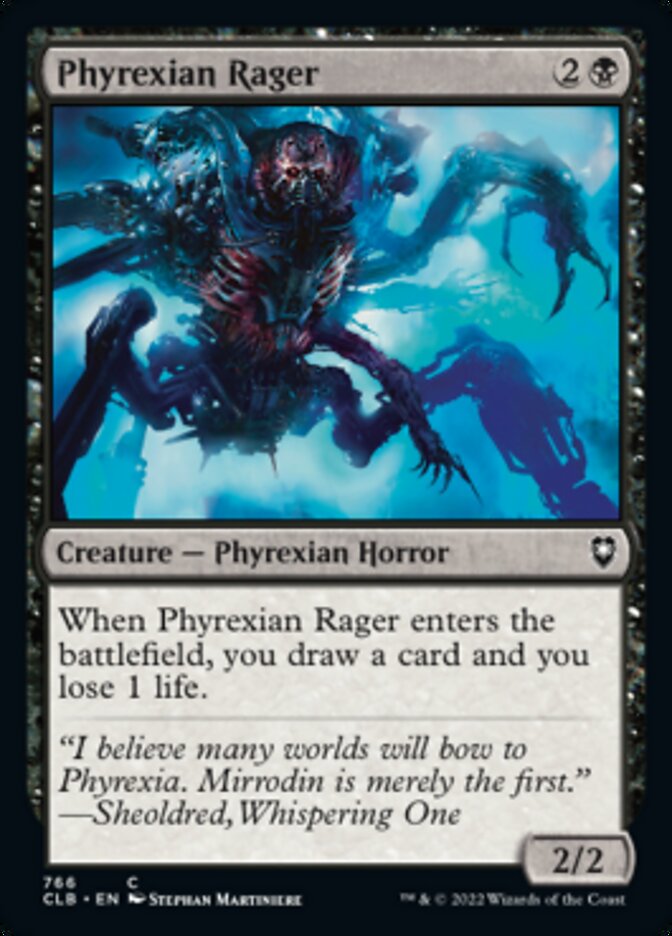 Phyrexian Rager [Commander Legends: Battle for Baldur's Gate] | Gamers Paradise